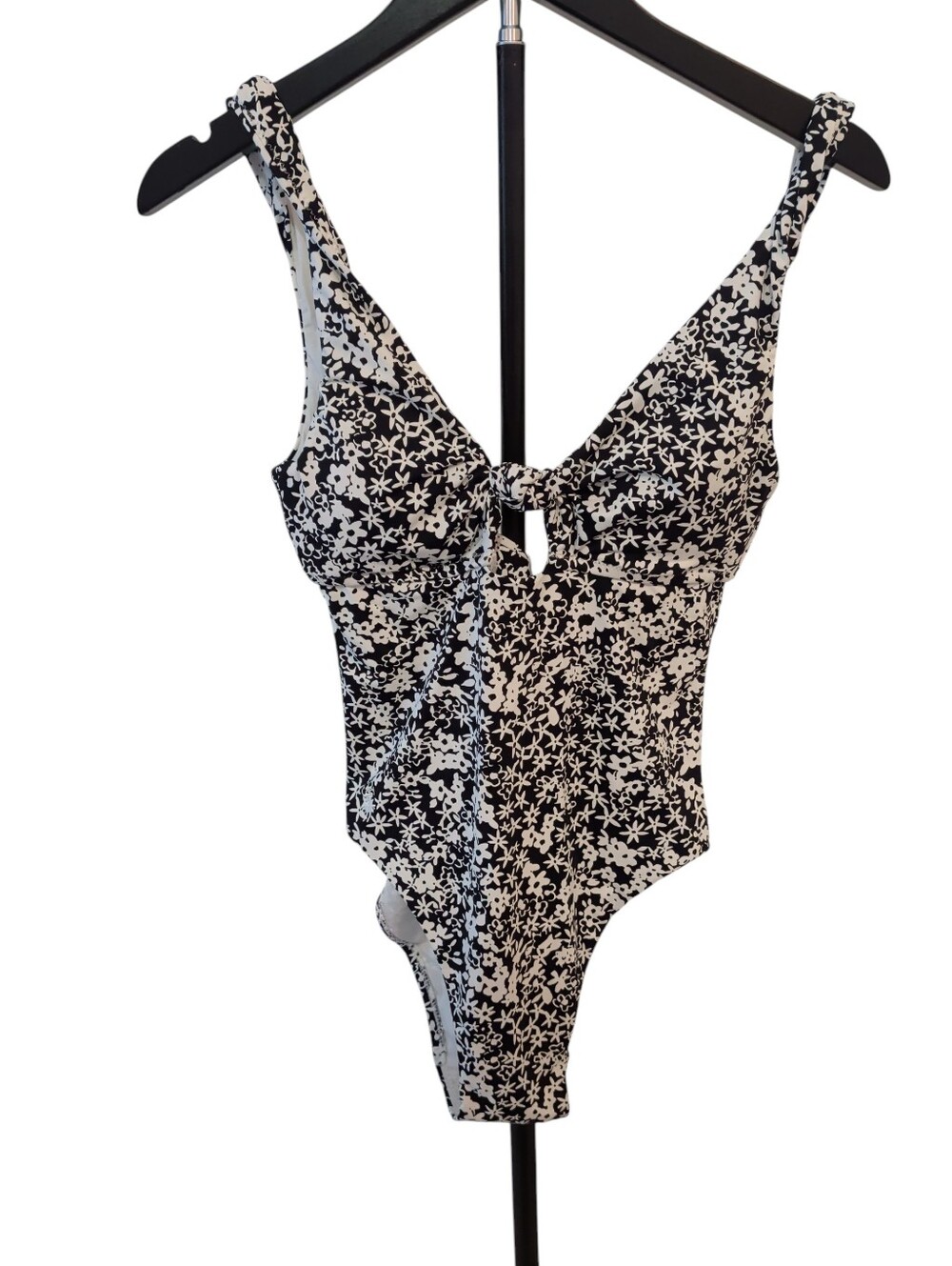 NWT Retail $140 Polo Ralph Lauren Floral One Piece Keyhold Swimsuit